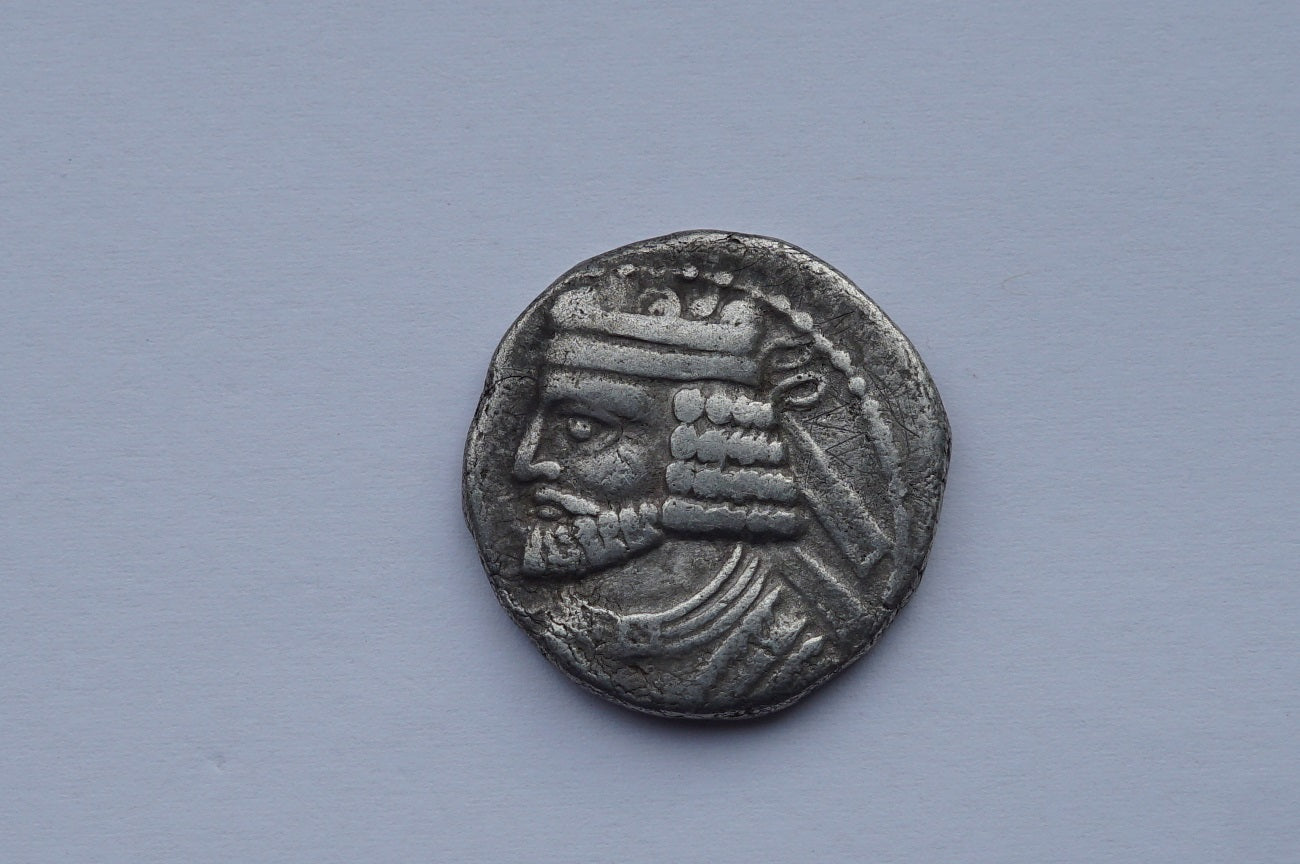 Silver Tetradrachm Vologases I circa: 50-55 A.D