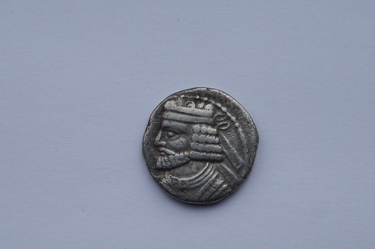 Silver Tetradrachm Vologases I circa: 50-55 A.D