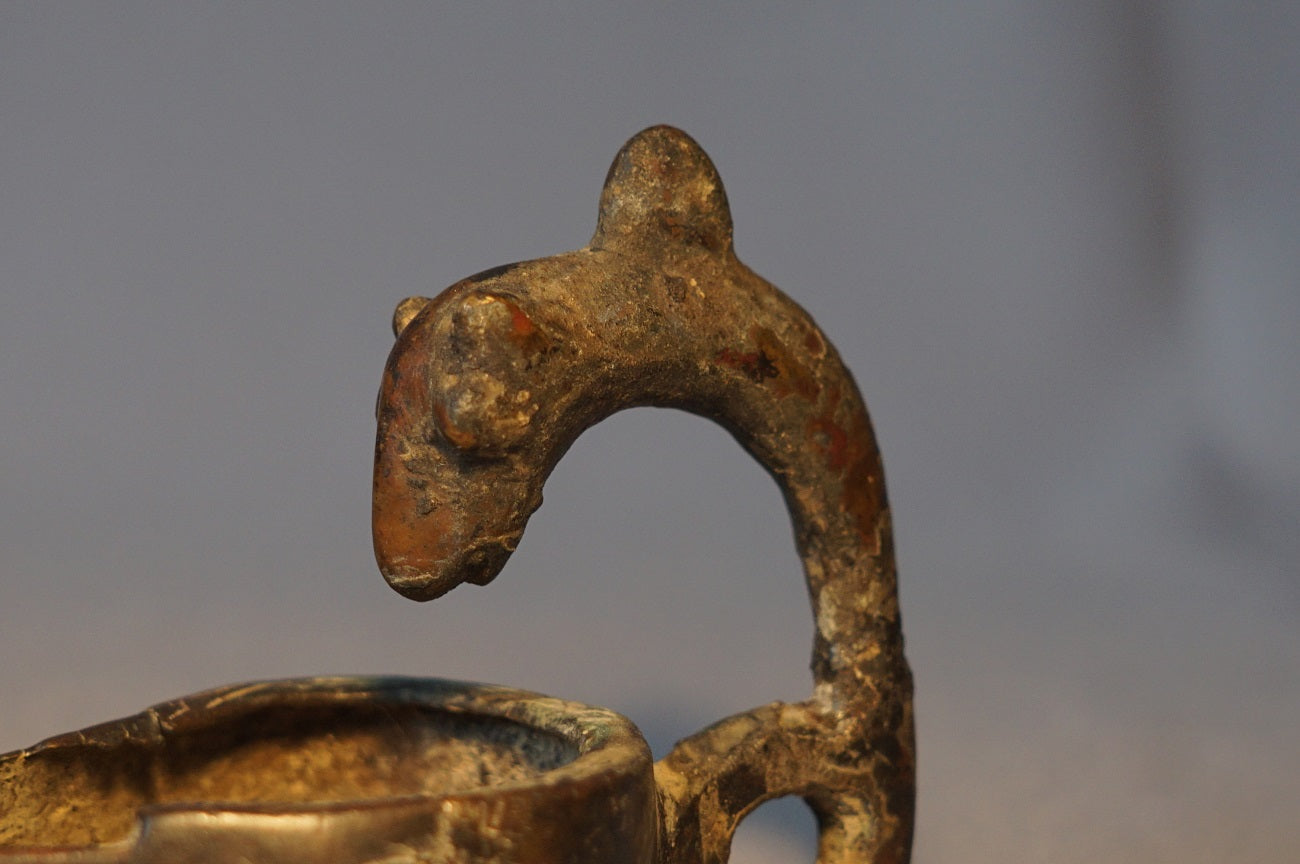 Bronze Lamp 1200 A.D Persia/Afghanistan