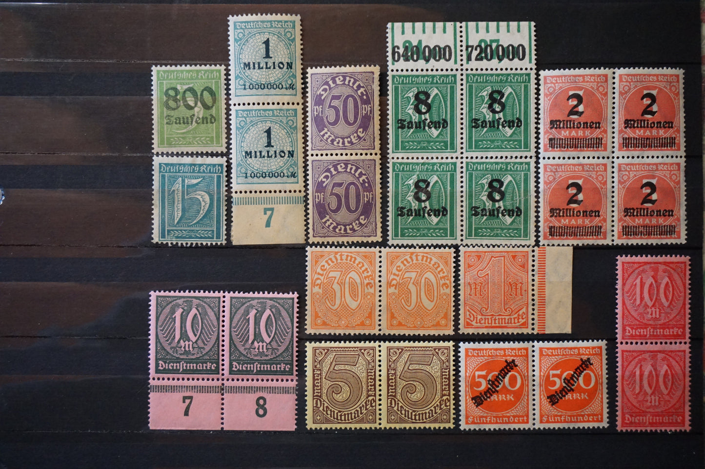 German Inflation Stamps lot