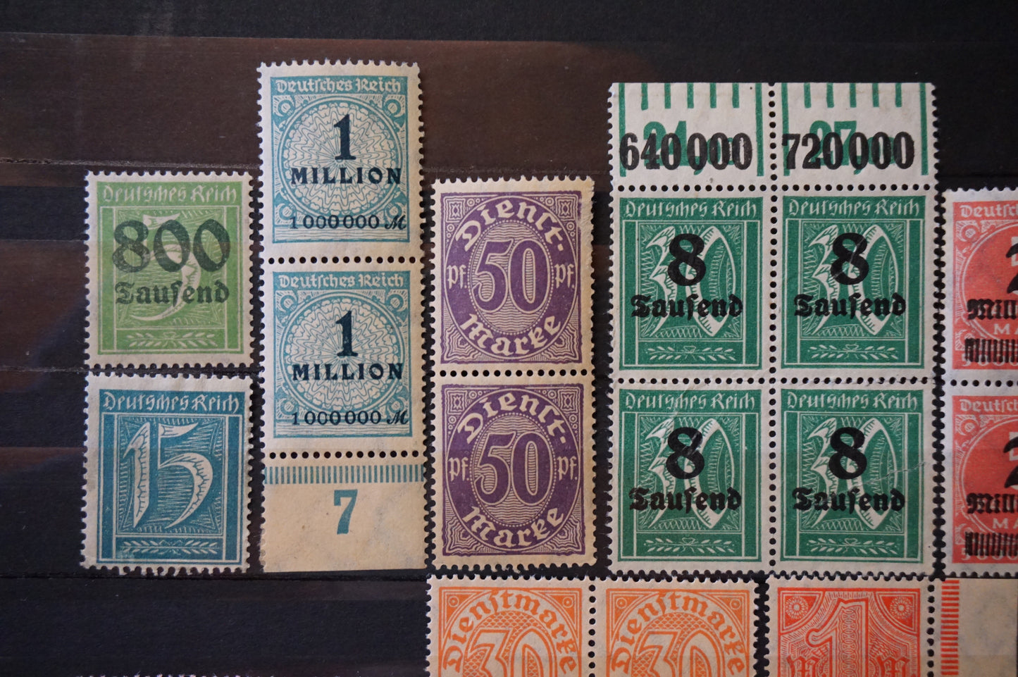 German Inflation Stamps lot