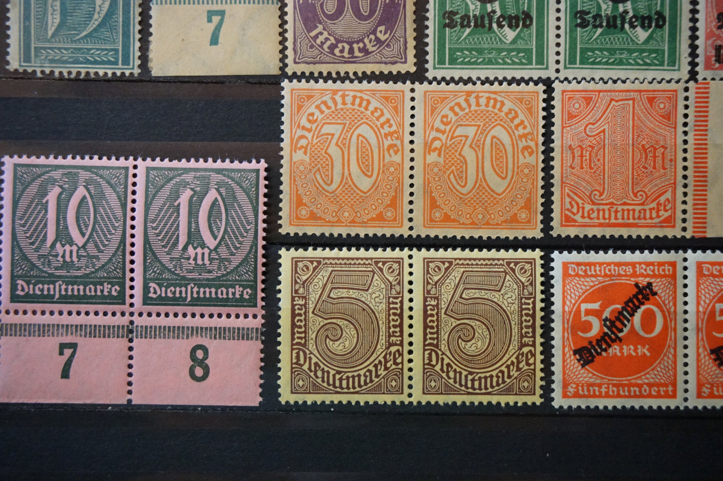 German Inflation Stamps lot